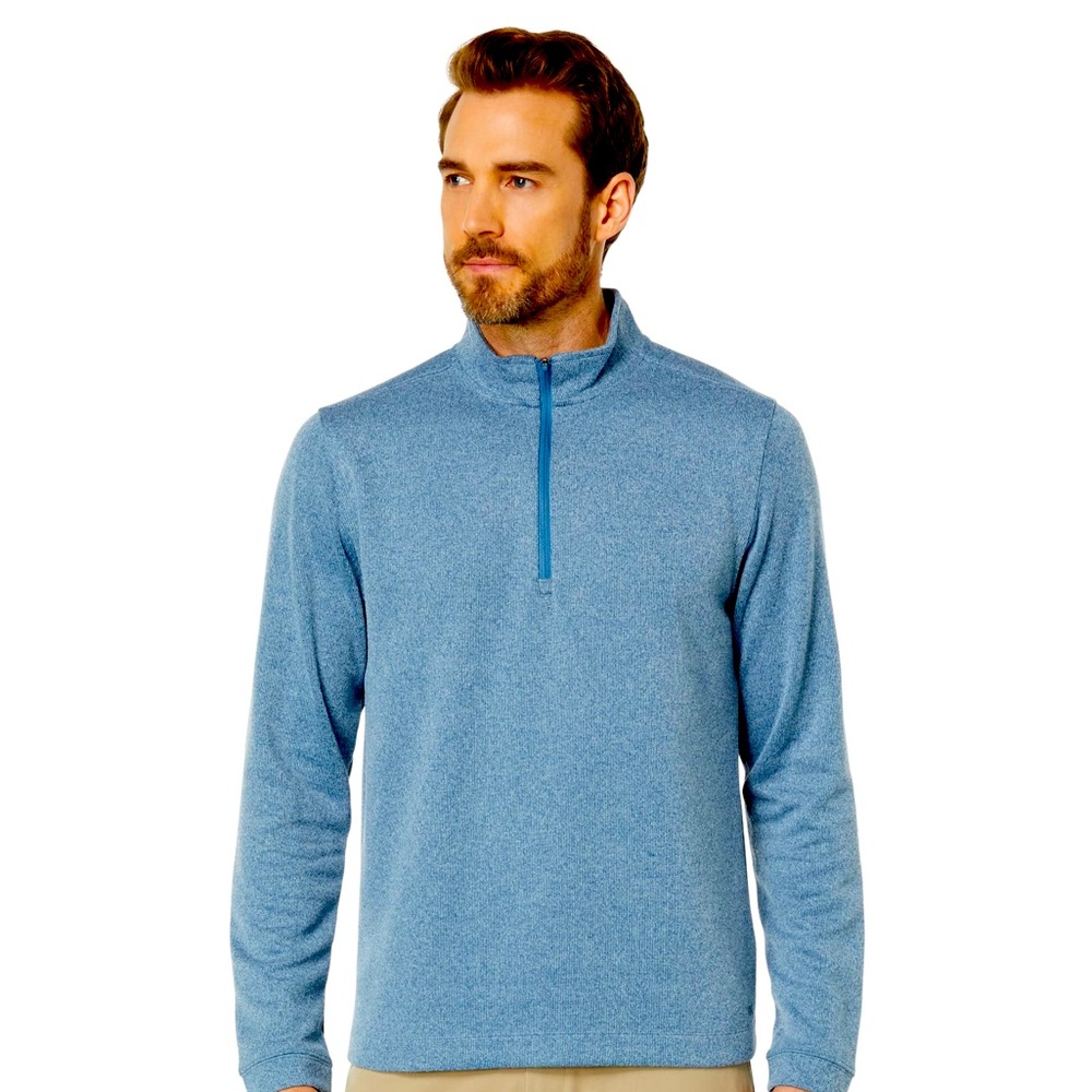 Rhone Commuter Quarter Zip Pullover Sweater Blue - NWOT